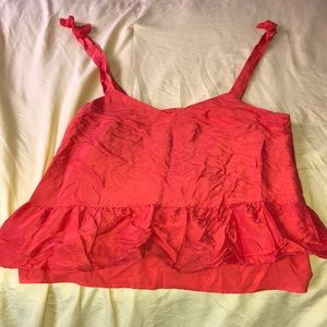 Red J.Crew girls blouse